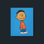 Peanuts | Franklin Smile Canvas Print<br><div class="desc">Check out this cute Peanuts design featuring Franklin.</div>