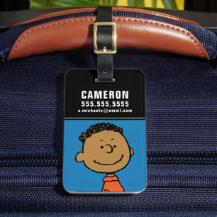 Peanuts   Franklin Smile Luggage Tag