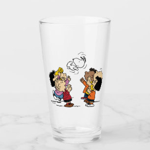 Peanuts Friends Fun Glass