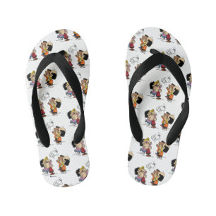 Peanuts Friends Fun Kid's Flip Flops