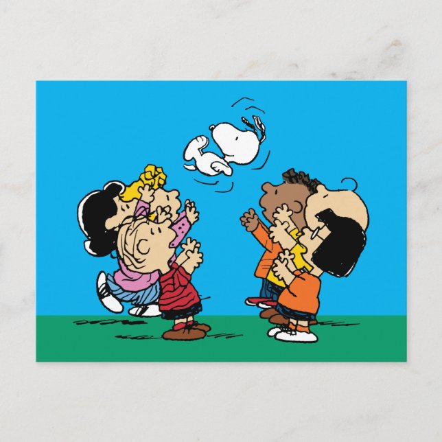 Peanuts | Friends Fun Postcard (Front)
