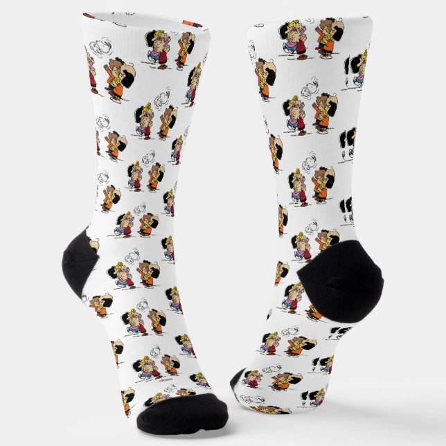Peanuts | Friends Fun Socks (Angled)