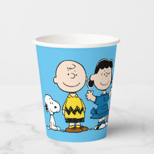 Peanuts Friends In A Row Paper Cups