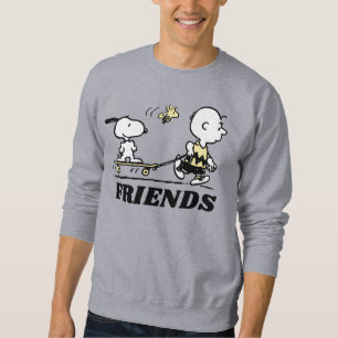 PEANUTS   Friends Skate Boarding Sweatshirt