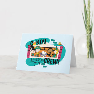 Peanuts Gang Candy Crew Halloween Card
