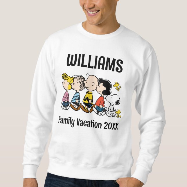 Peanuts Gang Family Vacation Sweatshirt (Front)