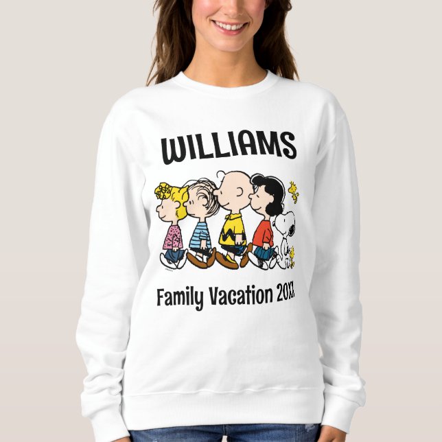 Peanuts Gang Family Vacation Sweatshirt (Front)