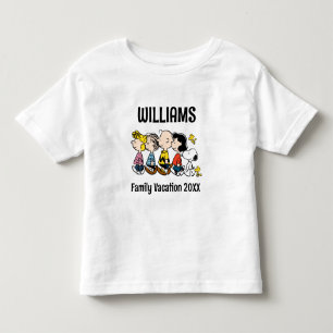 Peanuts Gang Family Vacation Toddler T-Shirt