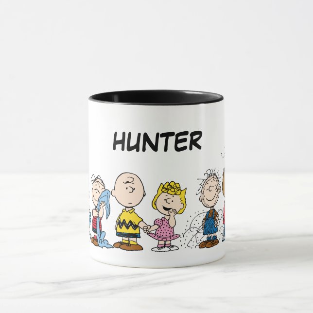 Peanuts Gang Group Lineup | Add Your Name Mug (Center)
