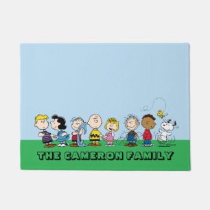Peanuts Gang Group Lineup Doormat