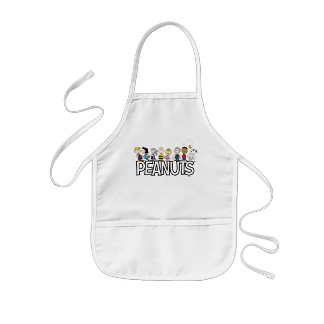 Peanuts Gang Group Lineup Kids Apron (Front)