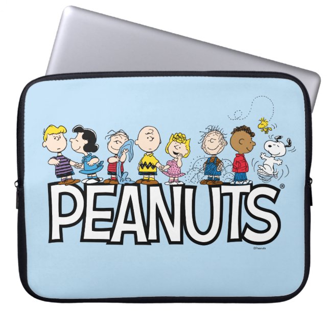 Peanuts Gang Group Lineup Laptop Sleeve (Front)
