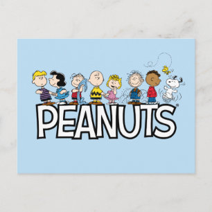 Peanuts Gang Group Lineup Postcard