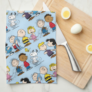 Peanuts Gang Group Lineup Tea Towel