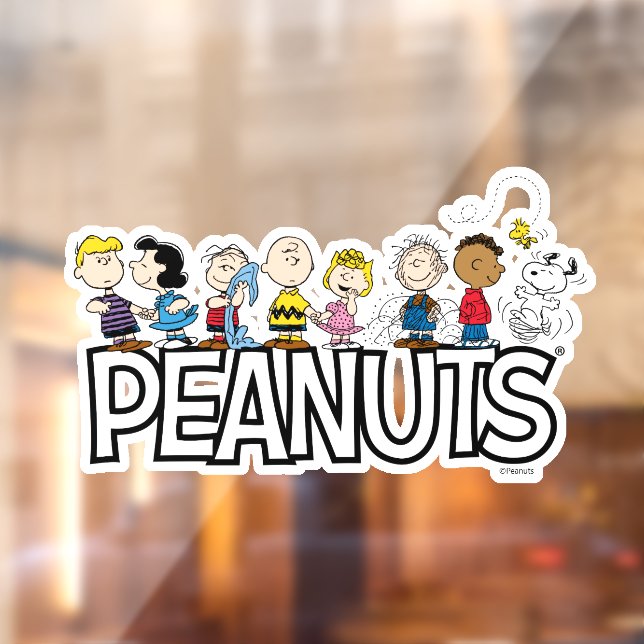 Peanuts Gang Group Lineup Window Cling (Sheet 2)