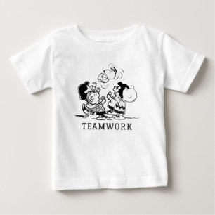 Peanuts Gang Lifting Snoopy Baby T-Shirt