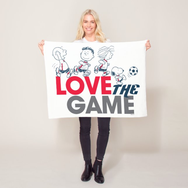 Peanuts Gang - Love The Game Fleece Blanket (In Situ)