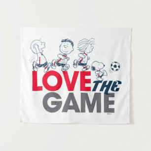 Peanuts Gang - Love The Game Tapestry