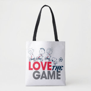 Peanuts Gang - Love The Game Tote Bag
