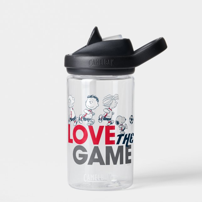 Peanuts Gang - Love The Game Water Bottle (Left)