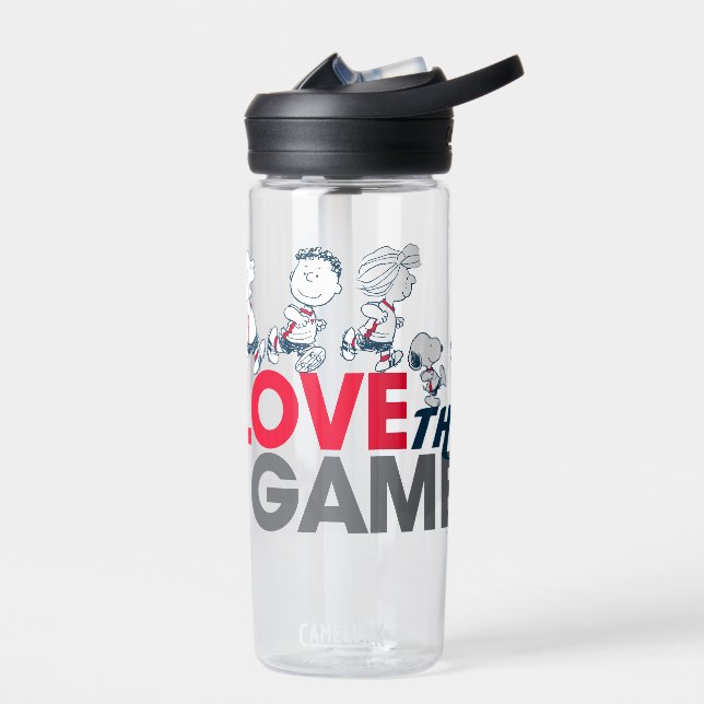 Peanuts Gang - Love The Game Water Bottle (Left)