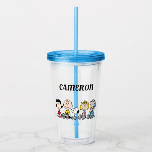 Peanuts Gang Sitting Together Acrylic Tumbler