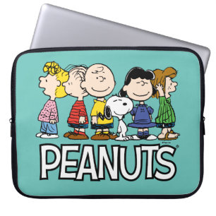Peanuts Gang Sitting Together Laptop Sleeve