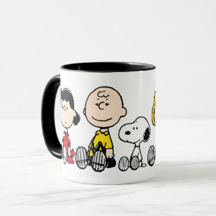 Peanuts Gang Sitting Together Mug