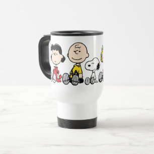 Peanuts Gang Sitting Together Travel Mug