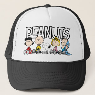 Peanuts Gang Sitting Together Trucker Hat