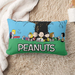 Peanuts Gang Under A Tree Lumbar Cushion