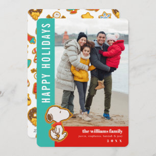 Peanuts Gingerbread Christmas Holiday Card