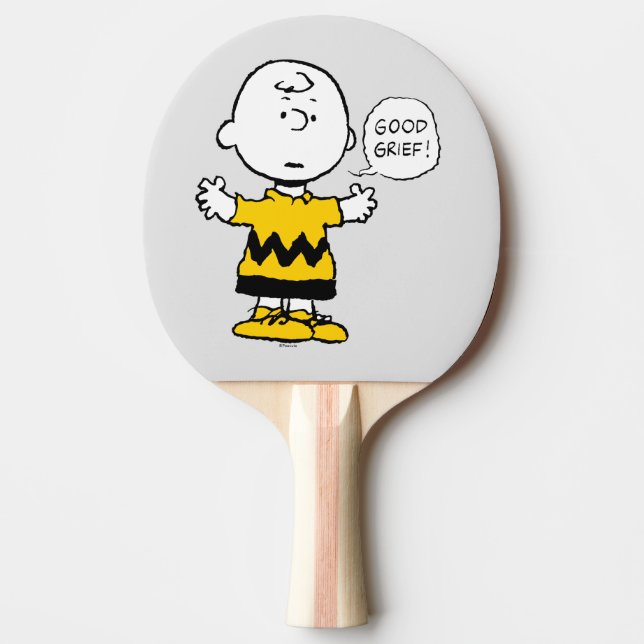 Peanuts | Good Grief Charlie Brown Ping Pong Paddle (Front)