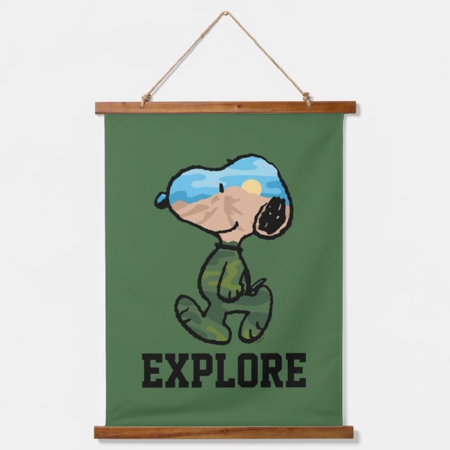 Peanuts | Great Outdoor Snoopy Hanging Tapestry (Front)