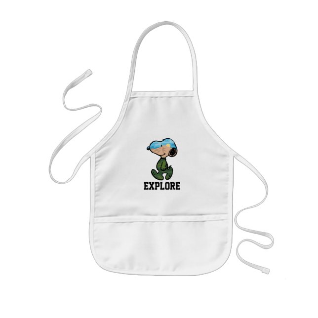 Peanuts | Great Outdoor Snoopy Kids Apron (Front)