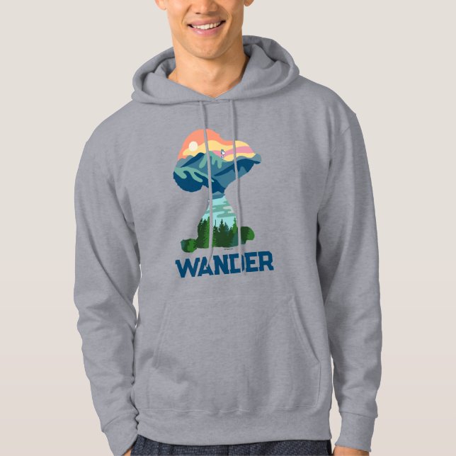 Peanuts | Great Outdoor Snoopy Portrait Hoodie (Front)
