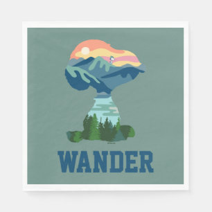 Peanuts Great Outdoor Snoopy Portrait Napkin