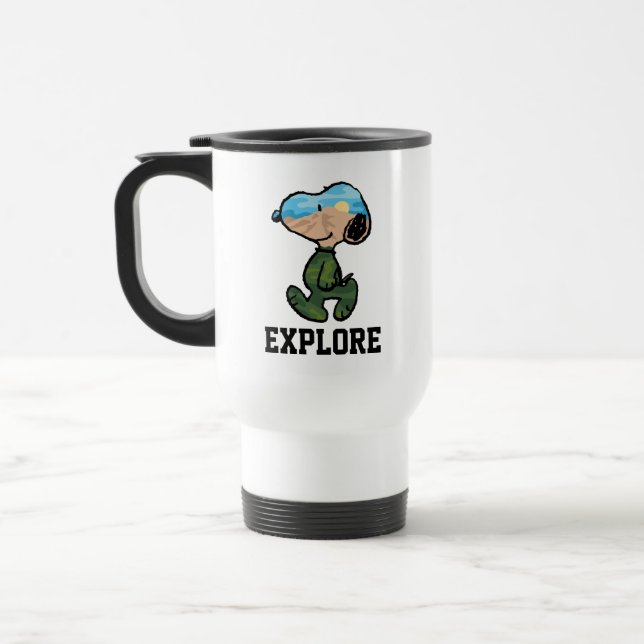 Peanuts | Great Outdoor Snoopy Travel Mug (Left)