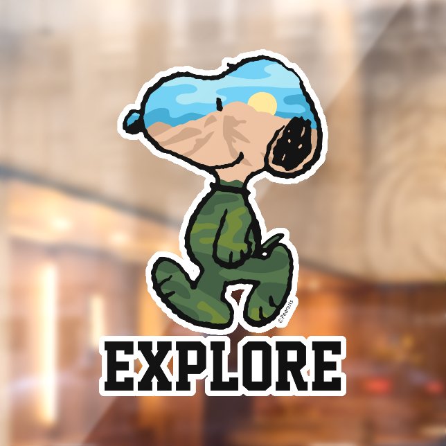 Peanuts | Great Outdoor Snoopy Window Cling (Sheet 2)