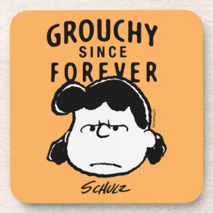 Peanuts Grouchy Since Forever Lucy Coaster