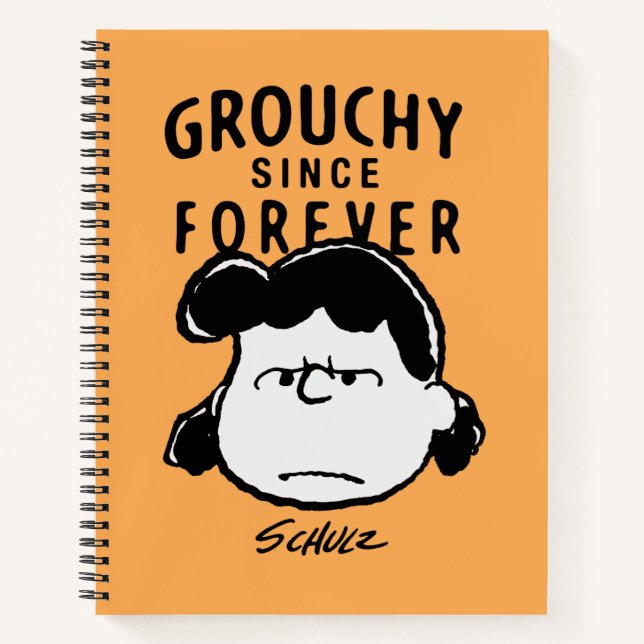 Peanuts | Grouchy Since Forever Lucy Notebook (Front)