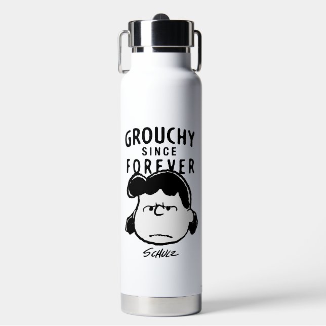 Peanuts | Grouchy Since Forever Lucy Water Bottle (Front)