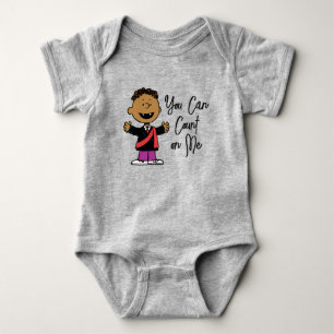 Peanuts Halloween Franklin Vampire Baby Bodysuit