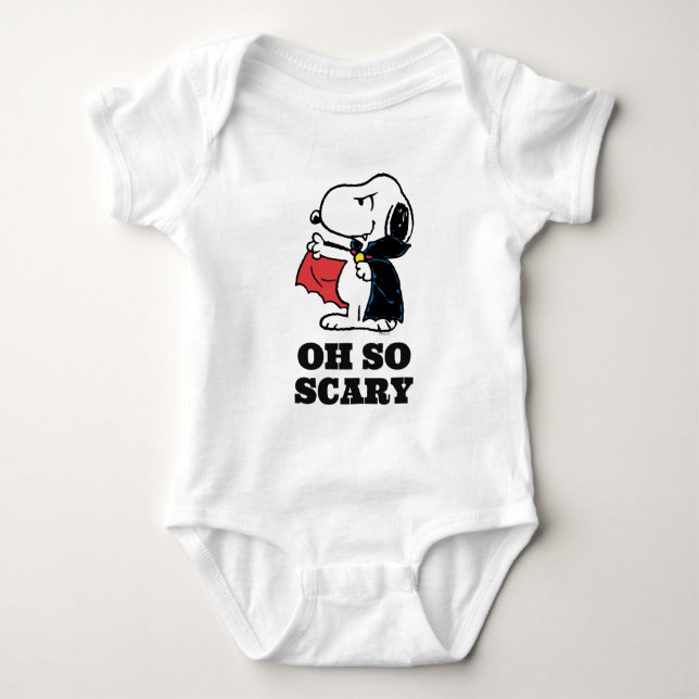 Peanuts | Halloween Snoopy Vampire Baby Bodysuit (Front)