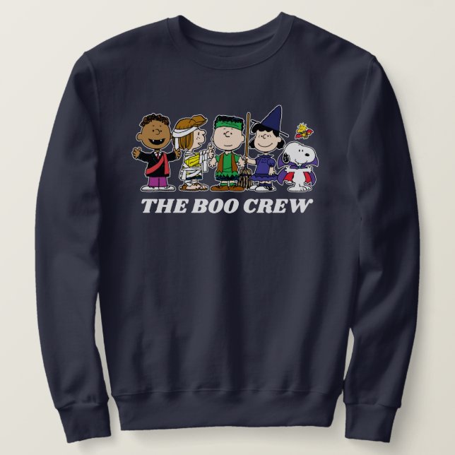 Peanuts | Halloween The Boo Crew Sweatshirt (Design Front)