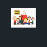 Peanuts | Happiness is Being One of the Gang Canvas Print<br><div class="desc">Happiness is indeed being part of the Peanuts gang,  as depicted in the beloved comic strip and its various adaptations. The Peanuts characters,  despite their flaws and struggles,  find joy in their close-knit friendships and shared experiences.</div>