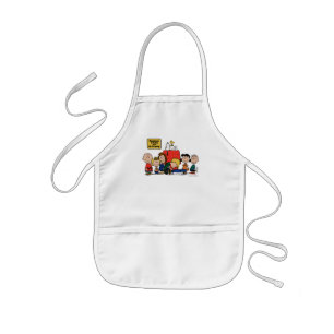 Peanuts   Happiness is Being One of the Gang Kids Apron