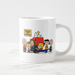 Peanuts   Happiness is Being One of the Gang Large Coffee Mug