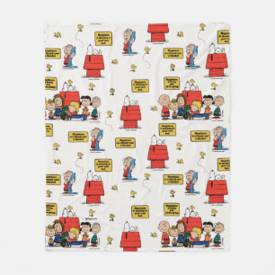 Peanuts   Happiness is… Fleece Blanket