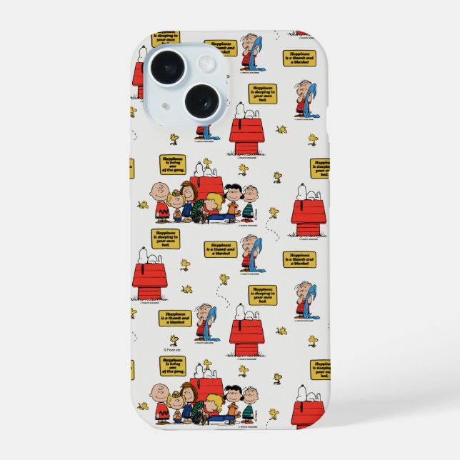 Peanuts | Happiness is… iPhone 15 Case (Back)